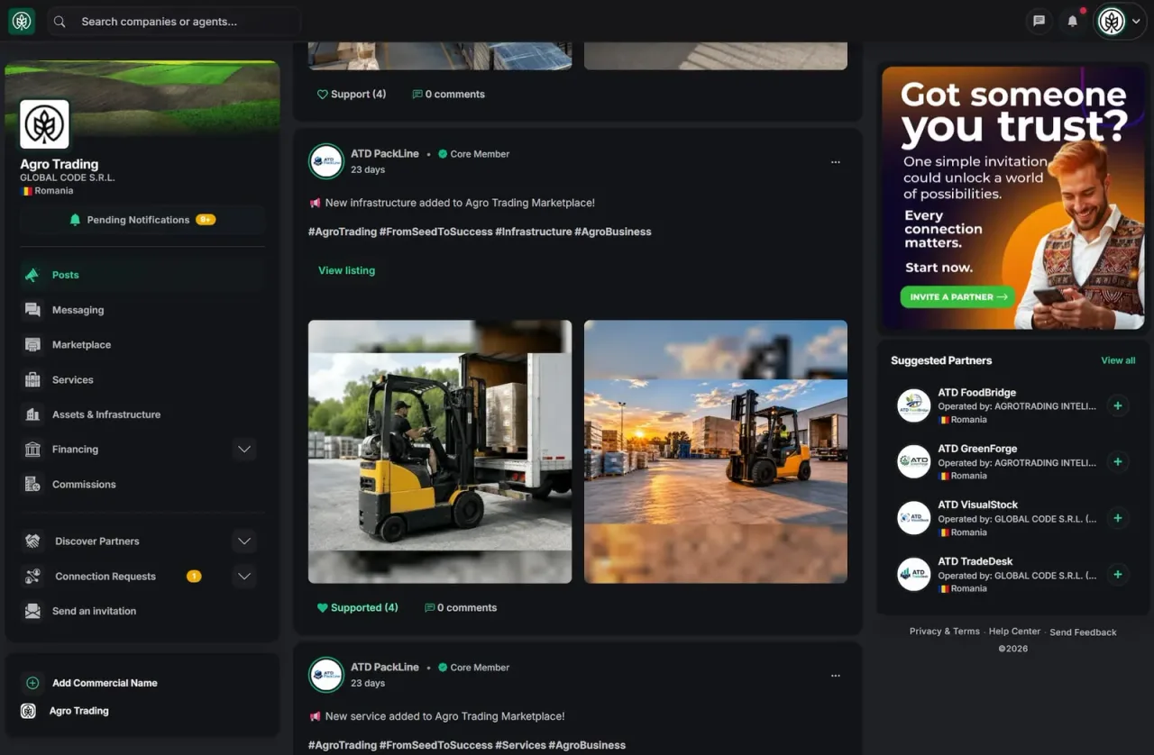 AgroTrading integrates